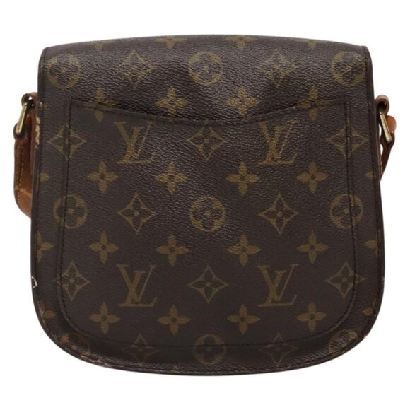 Authentic LOUIS VUITTON Monogram Saint Cloud MM Shoulder Bag M51243 LV - Picture 9 of 16